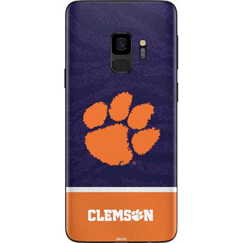 Clemson University Paw Logo Galaxy S9 Skin